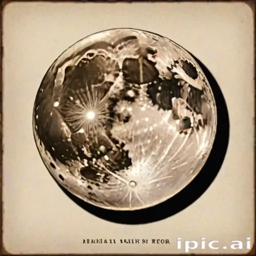 vintage moon art