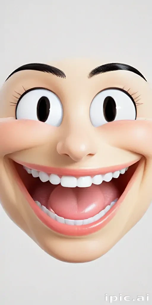 transparent happy face