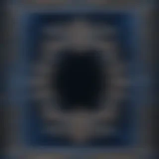 blue border design