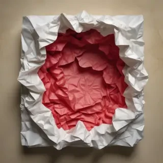 crumpled paper overlay