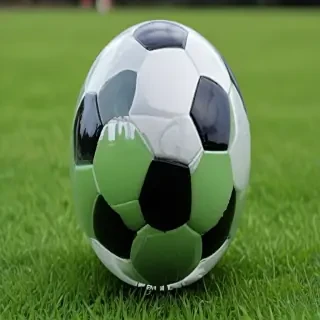 transparent soccer ball