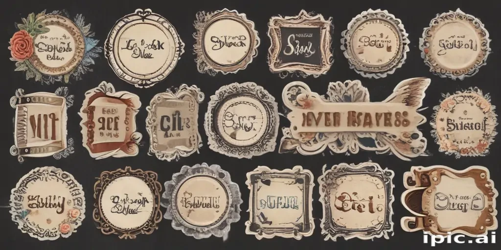 scrapbook stickers png