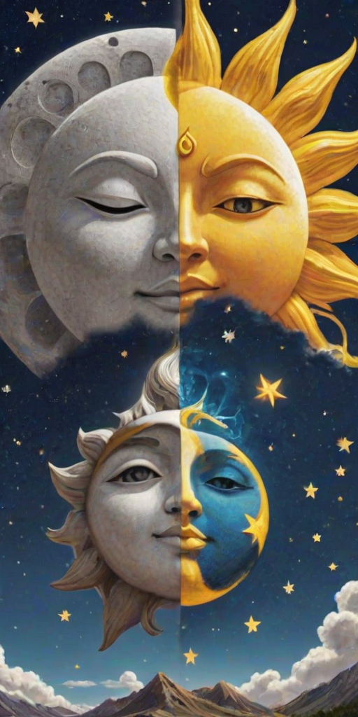 sun and moon
