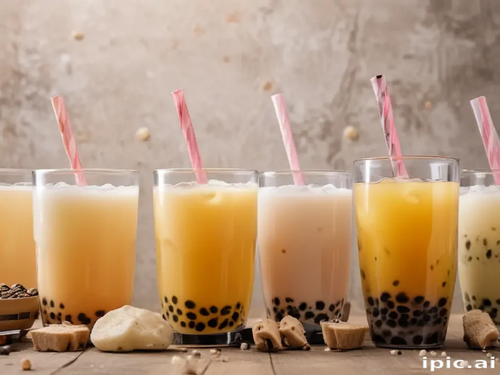 bubble tea background