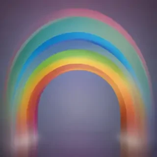 rainbow transparent background