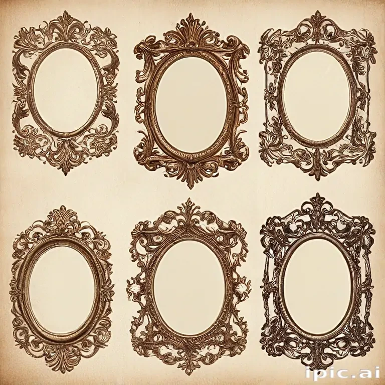 vintage frames png