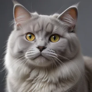 grey cat