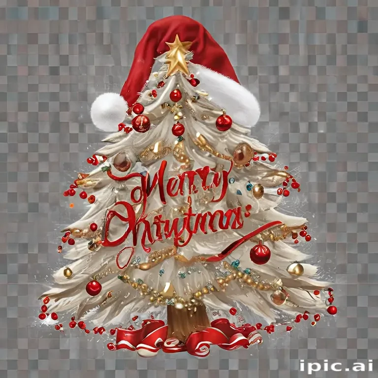 transparent merry christmas