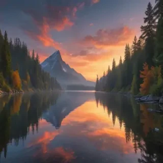 background lake