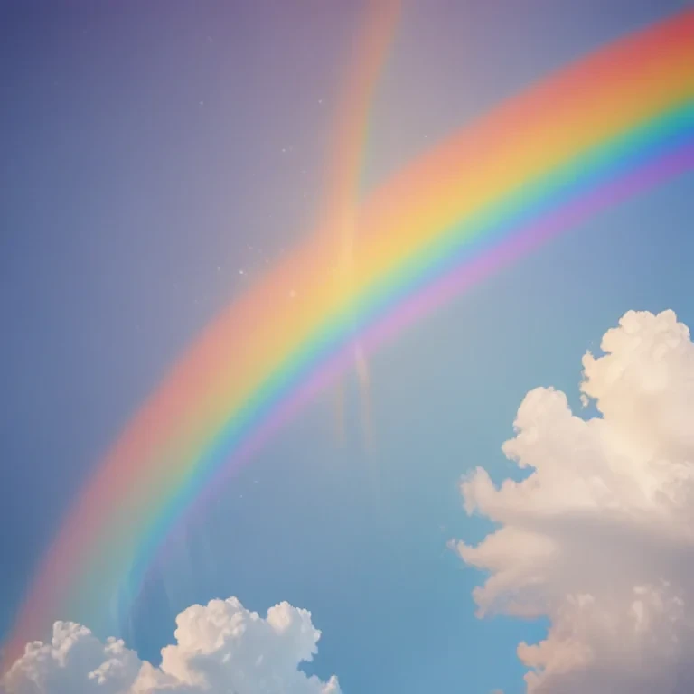 cute rainbow background