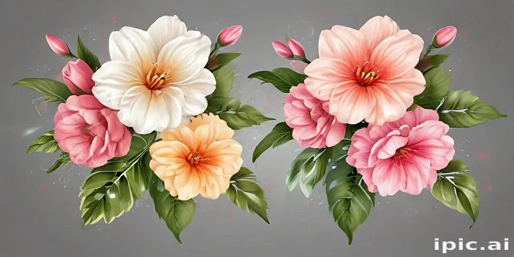 clipart transparent background flowers