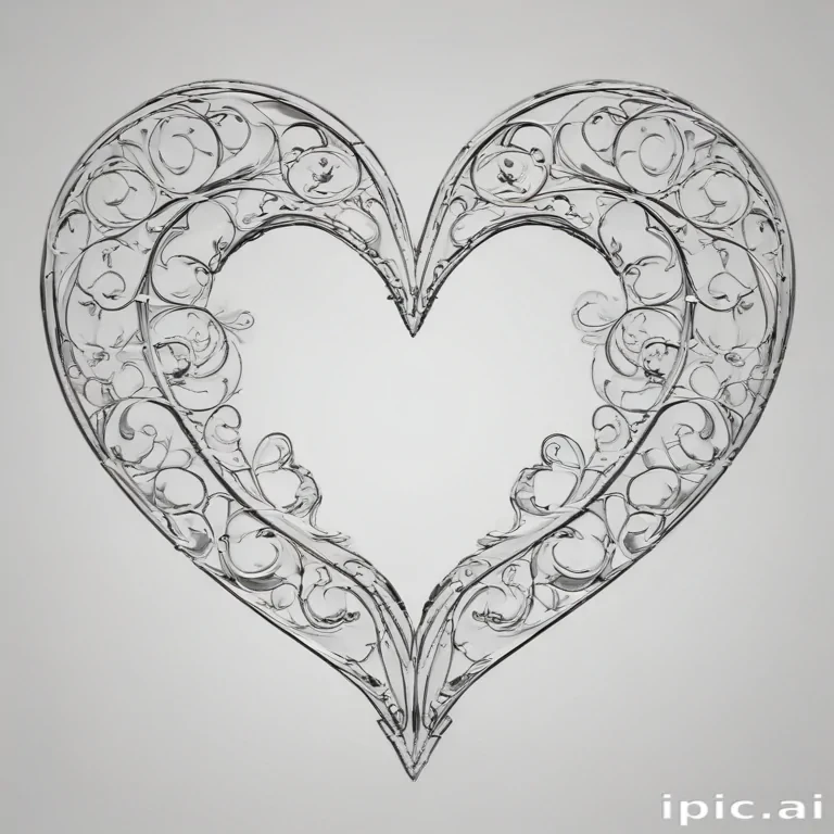 outline heart png
