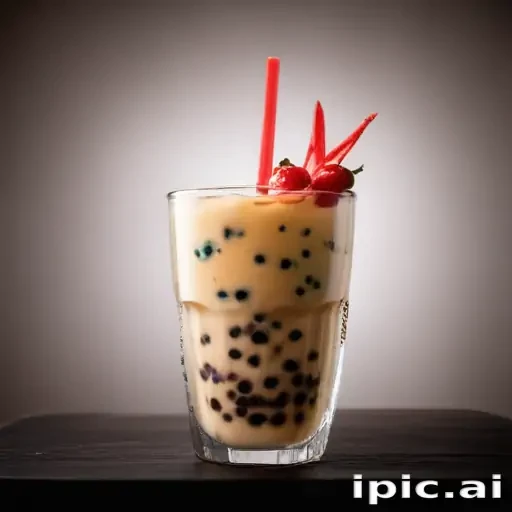 boba tea background
