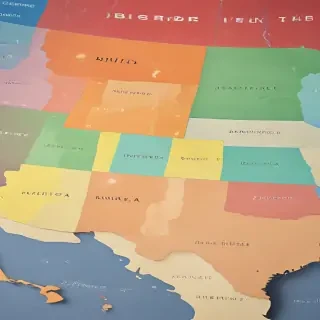 usa map with states