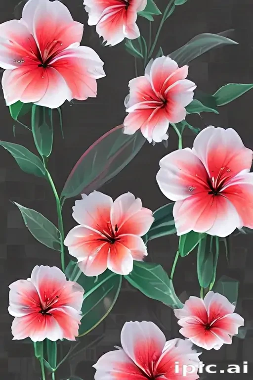 transparent flower background