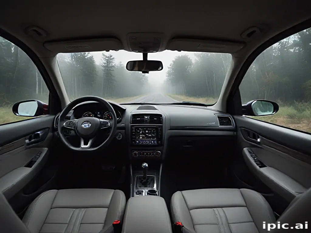 inside car background