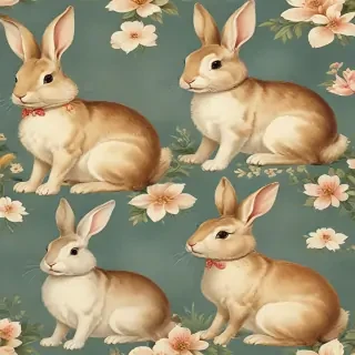 vintage bunnies