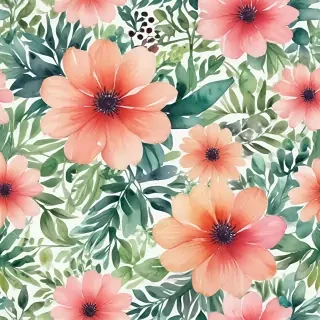 flower watercolor background
