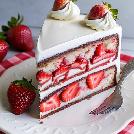 cake with strawberry filling recipe