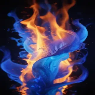 blue flame background