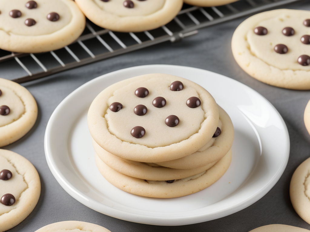 sugar cookies with chocolate chips