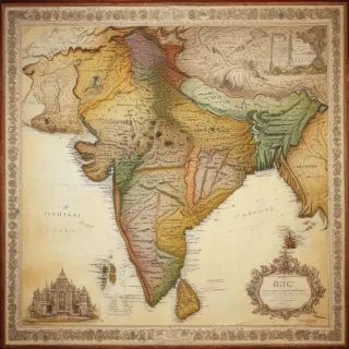 map of india