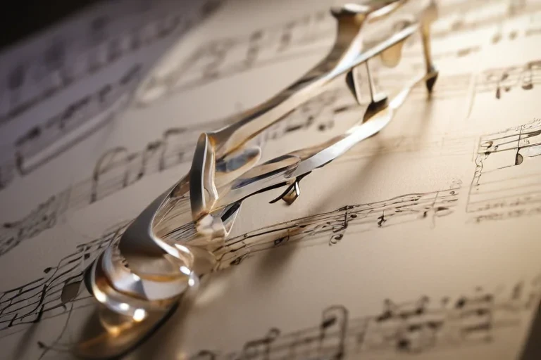 transparent music note