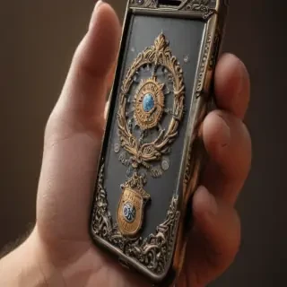 hand holding cell phone