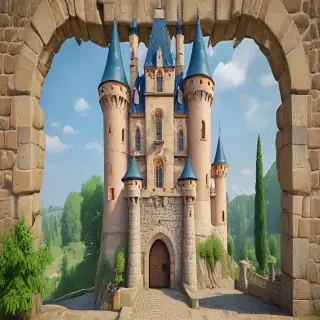 cartoon castel