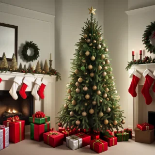 christmas tree pc wallpaper