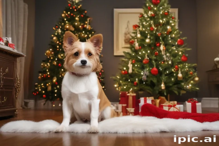 christmas dogs wallpaper