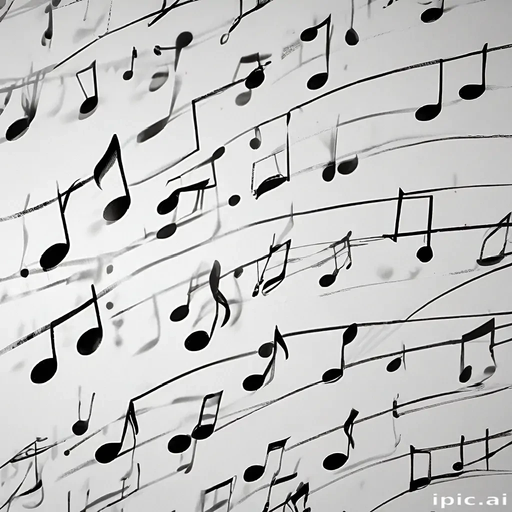 music notes transparent