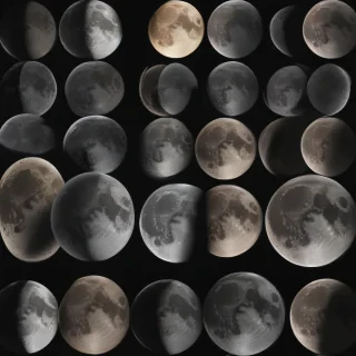 moon phases png
