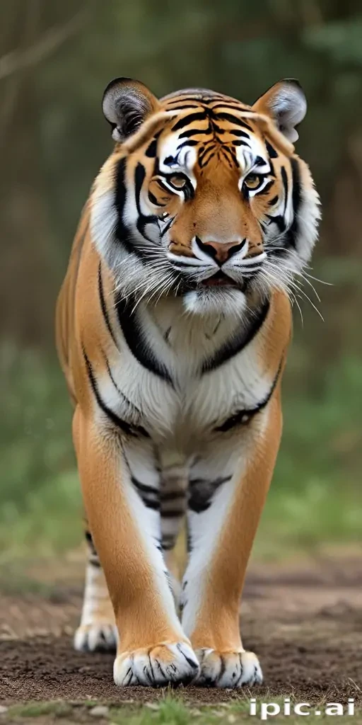 transparent tiger