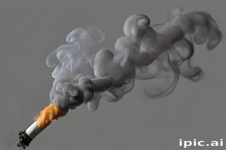 smoke no background