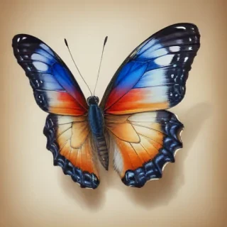 pictures of drawings of butterflies