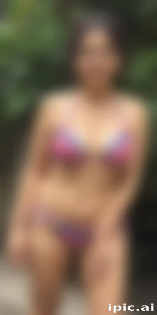 aunty in bikini