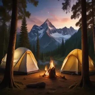 camping background