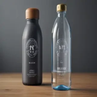 water bottle mockup