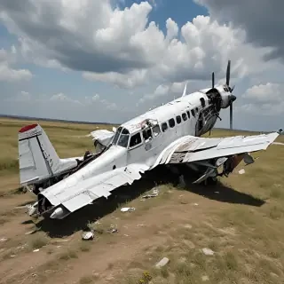 crashed plane png