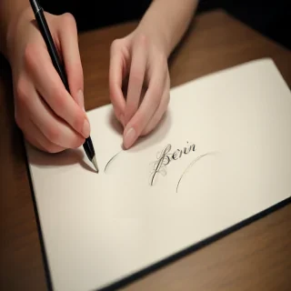 steven in cursive