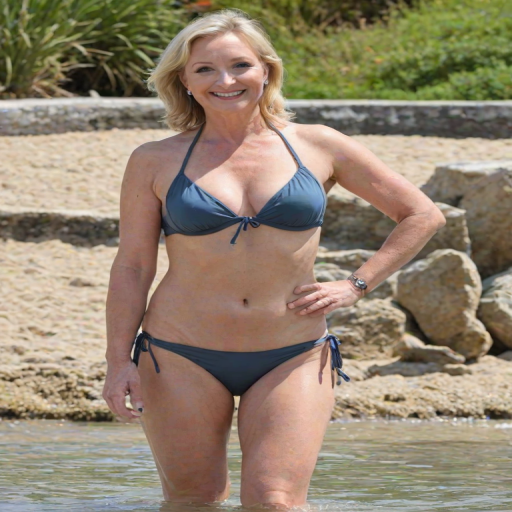 carol kirkwood in a bikini