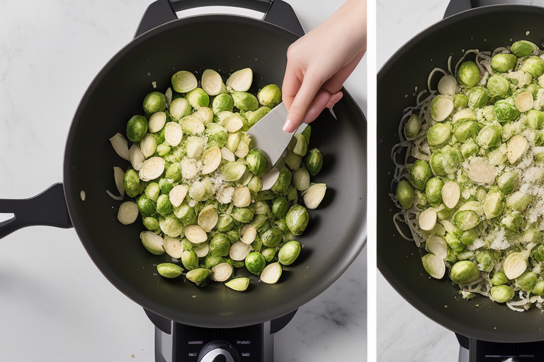 how do you shred brussel sprouts