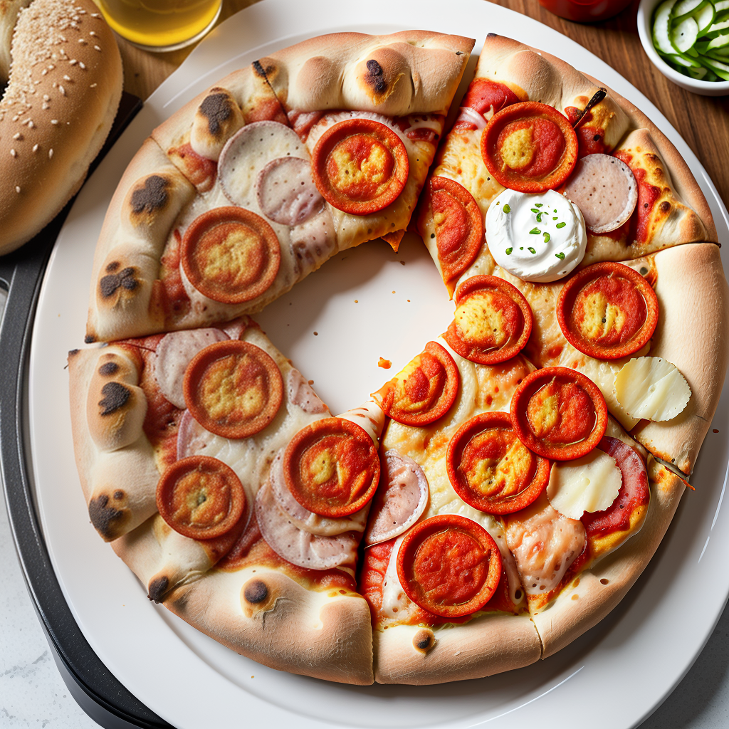 pizza bagel in air fryer