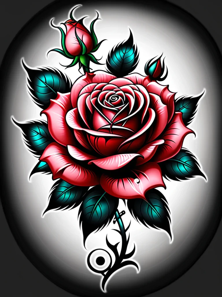 rose tattoo png