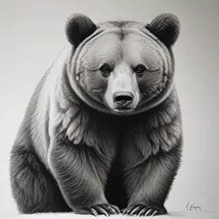 drawings of bears