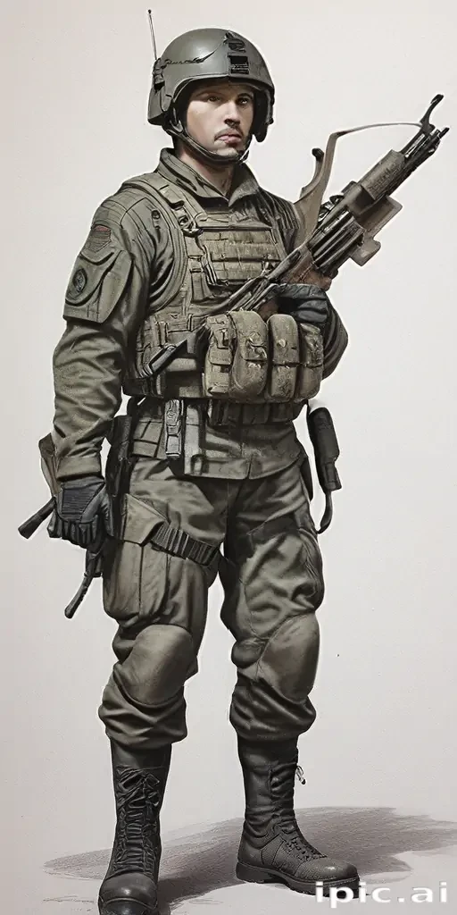army drawing