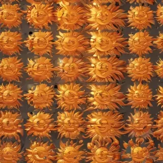 cartoon suns