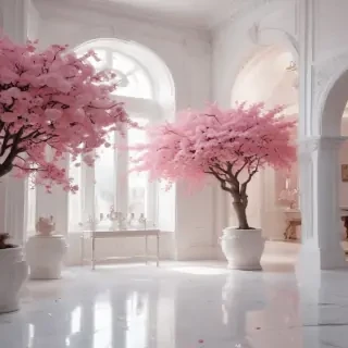 pink and white aesthetic