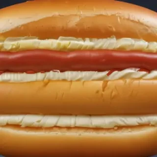 transparent hot dog